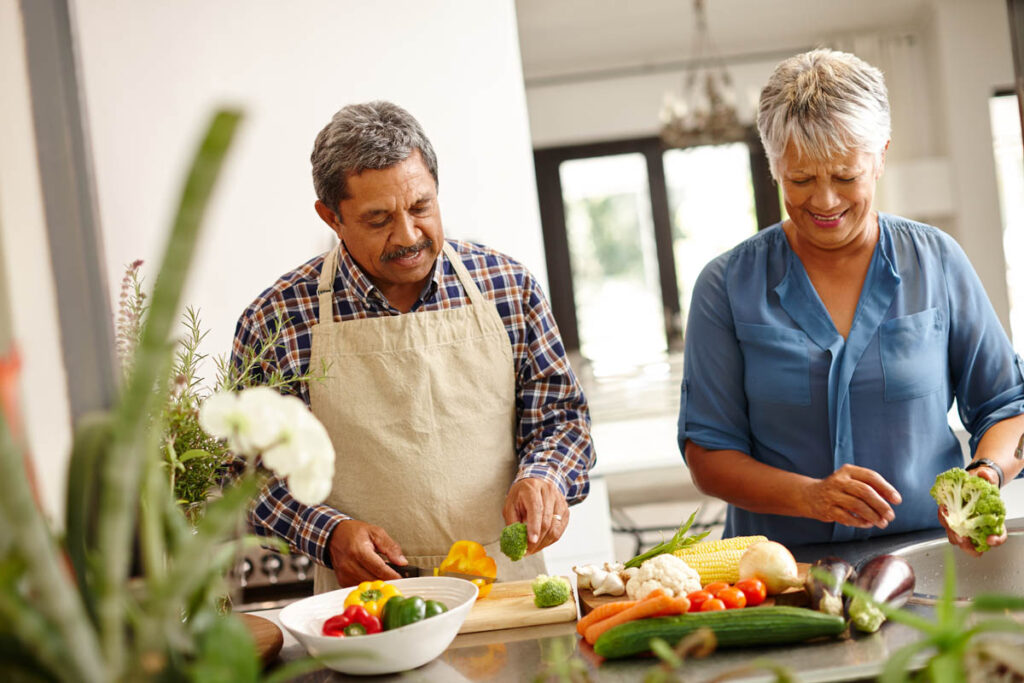 Two chefs discuss nutrition tips for seniors in assisted living